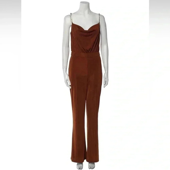 Jason Wu burnt orange jumpsuit sz XS - Picture 9 of 11